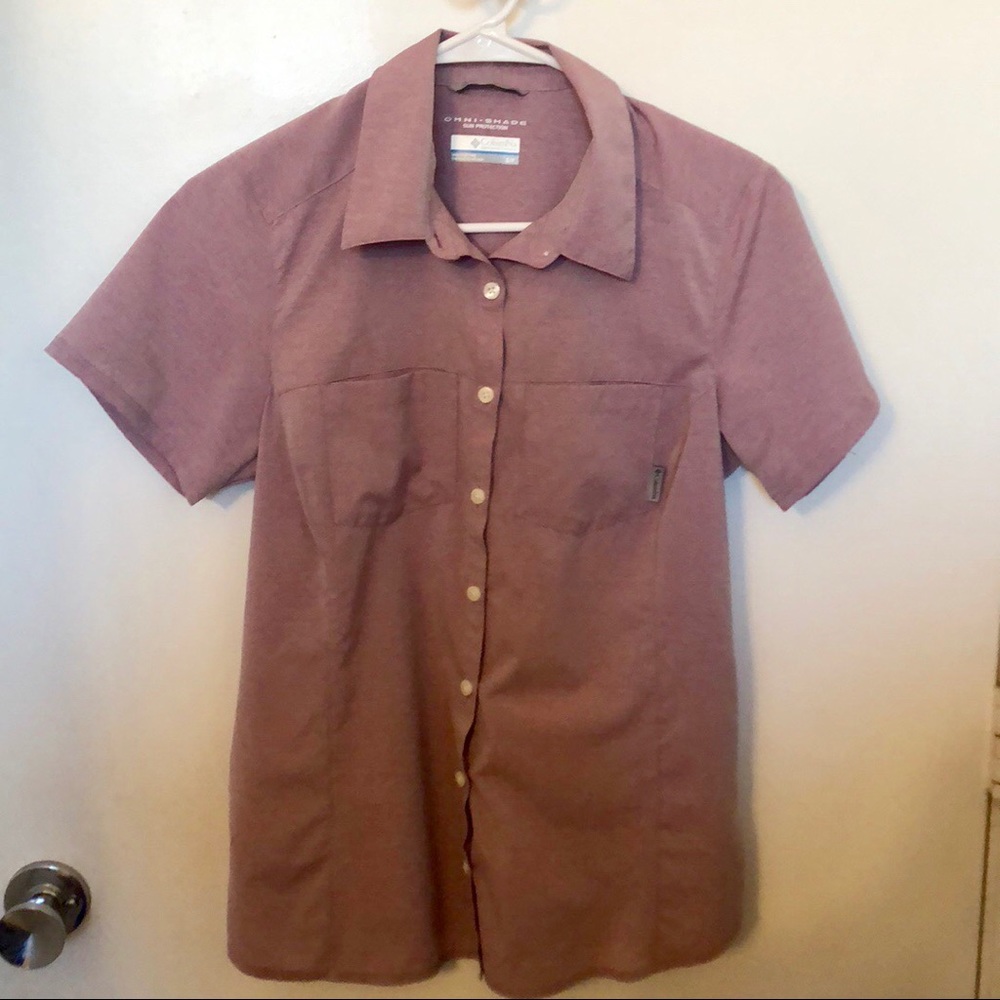 Columbia Omni shade sun protection shirt small